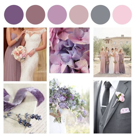 DUSTY LAVENDER AND ROSE - Color. Design. Palette #color #palette #wedding #pink #rose #purple #lavender #dust Dusty Pink And Purple Color Palette, Dusty Pink And Lavender Wedding, Wedding Color Palette Lilac, Lilac Color Palette Wedding, Dusty Rose And Lavender Wedding, Lavender And Pink Wedding Theme, Dusty Purple Wedding Theme, Dusty Lavender Color Palette, Purple And Pink Wedding Theme