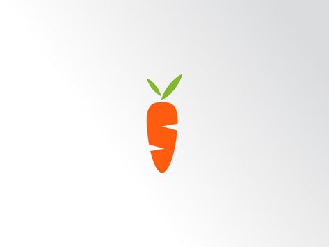 Carrot + Letter S Logo Design Concept by brandzum on Dribbble Letter S Logo Design, Vegan Logo, Letter S Logo, Brochure Design Creative, Music Logo Design, Vegan Tattoo, 50% Logo, Logo Design Concept, Inspiration Logo Design