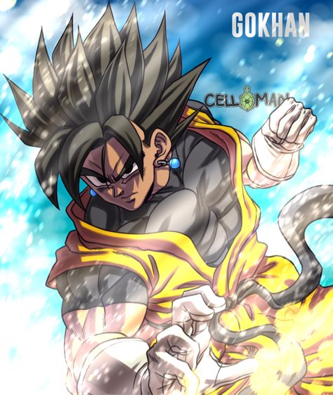 Goku Gohan, Snk King Of Fighters, Image Dbz, Black Anime Guy, Dragon Ball Painting, Dragon Ball Super Artwork, Dragon Ball Super Art, Dbz Art, Anime Dragon Ball Goku