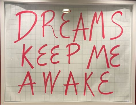 Art ideas inspiration red marker grid paper quotes dreams keep me awake Aesthetic Inspirational Quotes, Quotes Dreams, Paper Quotes, Paper Quote, Grid Paper, Art Ideas, Markers, Inspirational Quotes, Quotes