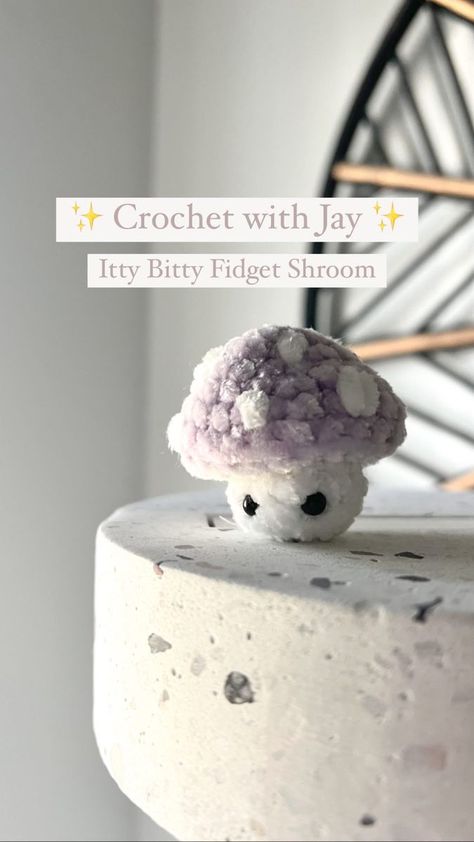 Pop Mushroom Crochet, Pop It Mushroom Crochet Pattern, Popping Mushroom Crochet Pattern, Mushroom Pop Crochet, Crochet Mushroom Pop, Crochet Pop Up Mushroom, Mushroom Pop It Crochet Pattern, Hunting Crochet, Crochet Snugglers