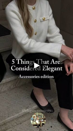 243 reactions · 27 shares | 5 Things That Are Considered ✨️Elegant✨️ - what's your favorite elegant item? 💎  Via @elegancemajesty #oldmoney #elegance #elegantstyle #classy #elegantwomen #elegancetips #oldmoneyaesthetic #classywomen #bags #feminine #femininestyle #luxurious | Old Money Hub | old.money.hub · Original audio Etiquette Classes, High Value Woman, Old Money Style, I Feel Pretty, Wellness Fitness, Old Money Aesthetic, Feel Pretty, Style Mistakes, Money Bag