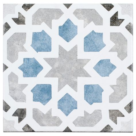 Blue Moroccan Tile, Villa Lagoon Tile, Vinyl Floor Tiles, Outdoor Patio Space, Accent Tile, Porcelain Mosaic, Porcelain Flooring, Floor Patterns, Tile Samples