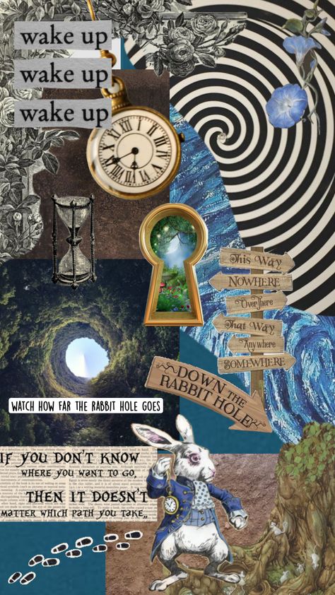 watch how far the rabbit hole goes #aliceinwonderland #rabbithole #thewhiterabbit Rabbit Hole Aesthetic, White Rabbit Alice In Wonderland Aesthetic, Down The Rabbit Hole Art, Alice In Wonderland Rabbithole, White Rabbit Aesthetic Alice In Wonderland, Aesthetic Feelings, The March Hare Alice In Wonderland, Rabbit From Alice In Wonderland, Alice Quotes