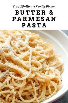 Pasta To Go With Chicken Parmesan, Parmesan And Butter Pasta, Butter Pepper Pasta, Butter And Parmesan Sauce, Noodles With Butter And Parmesan, Butter Noodles With Parmesan, Butter Parm Noodles, Parmesan Butter Pasta, Parm Pasta Recipes