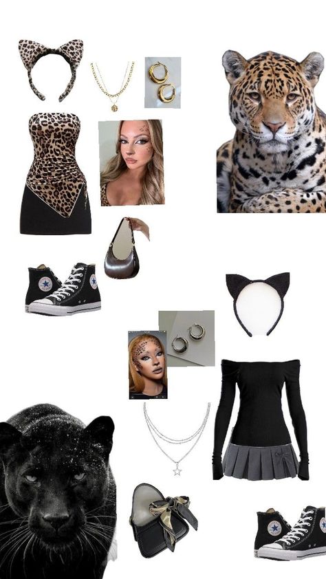 Costume for friends duo 🫦😻😼 Costume For Friends, Duo Friends, Friends Duo, Panther Costume, Black Panther Costume, Leopard Costume, Panther Leopard, Friend Costumes, Duo Costumes