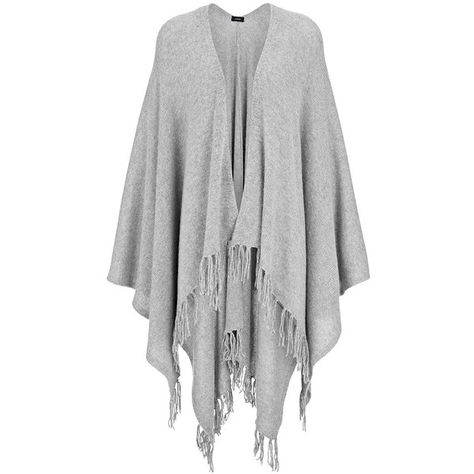 Joseph Spring Cashmere Poncho in GREY CHINE (3 865 SEK) ❤ liked on Polyvore featuring outerwear, cardigans, jackets, sweaters, tops, grey chine, style poncho, gray poncho, short poncho and grey cashmere poncho Joseph Fashion, Grey Poncho, Poncho Wrap, Rose Fashion, Cashmere Poncho, Poncho Cape, Polyvore Outfits, Ethnic Fashion, Fashion Set