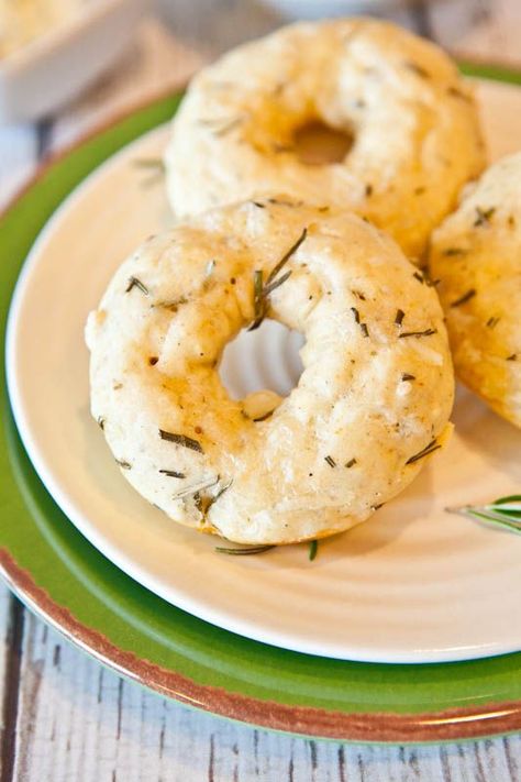 Baked Savory Cream Cheese & Herb Donuts - Averie Cooks Savory Donuts Recipe, Savory Donuts, Pastry Appetizer, Pastry Cook, Averie Cooks, Donuts Recipe, Baking Bread Recipes, Cream Cheese Spreads, Baked Donuts