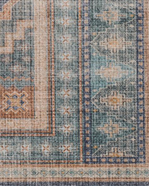 Rayne Soft Navy Rug Farmhouse Runner Rug, Bohemian Area Rug, Ruggable Rug, Blowing Rock, Flatweave Area Rug, Vintage Medallion, Flat Woven Rug, Orange Rug, Navy Rug