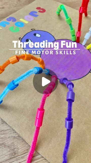 October Fine Motor Activities Preschool, Threading Activities For Kids, Halloween Fine Motor Preschool, Fine Motor Halloween Activities, Halloween Fine Motor Activity, Halloween Fine Motor Activities, Spooky Animals, Preschool Fine Motor Activities, Halloween Art Projects