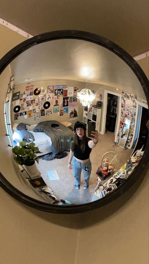 room inspo outfit inspo Traffic Mirror, Mirror, Wall