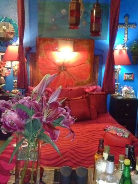 Decorating by lonnie worden Celestial Room, Magical Bedroom, Indie Room, Room Planning, Blue Rooms, Diy Curtains, Boho Interior, Diy Lighting, House Inspo