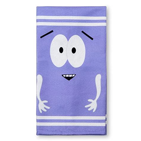 South Park Towelie Cotton Hand Towel | 24 x 14 inches South Park Towelie, Hand Towels Bathroom, Cotton Hand Towels, Bag Clips, Washing Dishes, Park Homes, Cool Pools, Dish Towels, Hand Towel