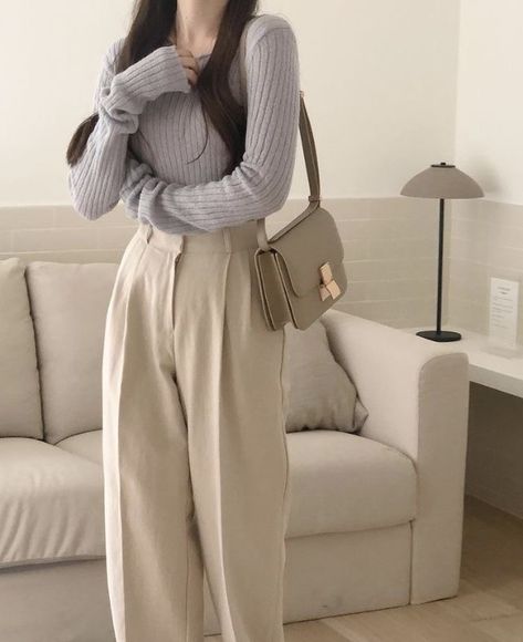 Korean Style Outfits, Ootd Korean Style, Korean Casual Outfits, Everyday Fashion Outfits, Casual Day Outfits, Korean Fashion Dress, Easy Trendy Outfits, Simple Trendy Outfits, Modest Fashion Outfits