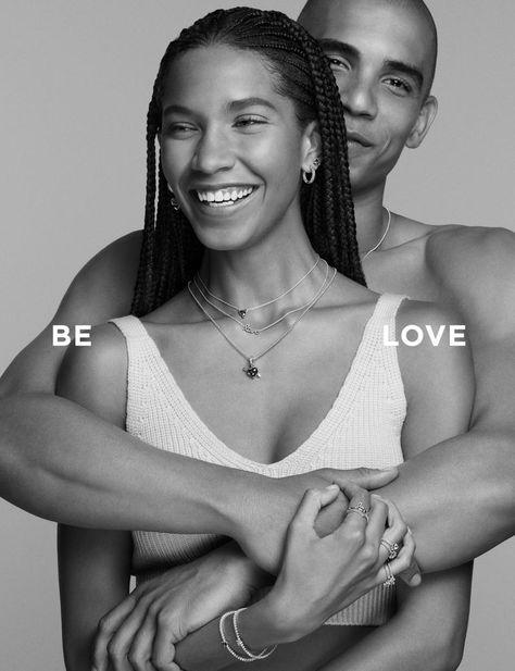 Pandora BE LOVE 2024 Campaign (Pandora ) Valentines Day Campaign, Salem Mitchell, Sasha Pivovarova, Craig Mcdean, Chloe Bailey, Selma Blair, Halle Bailey, Be Love, Jewellery Gifts