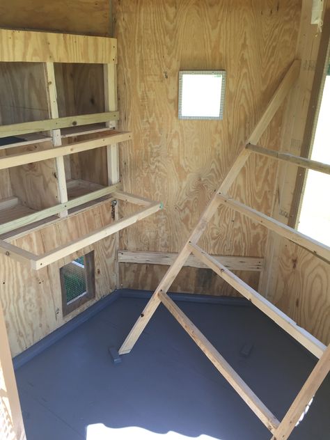 Inside view / hexagon chicken coop Hexagon Chicken Coop, Chicken Coop, Coop, Ironing Center, Chicken, Home Decor, Home Décor