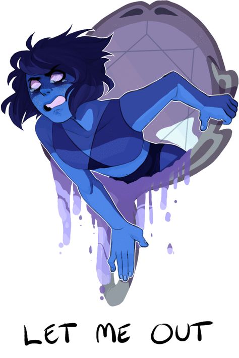 "LET ME OUT! LET ME OUT! THIS IS NOT A DANCE! I'M BEGGING FOR HELP, I'M SCREAMING FOR HELP! PLEASE COME LET ME OUT!" Stephen Universe, Lapis Lazuli Steven Universe, Steven Universe Lapis, Steven Universe Wallpaper, Steven Universe Anime, Steven Universe Drawing, Steven Universe Memes, Steven Universe Funny, Steven Universe Characters