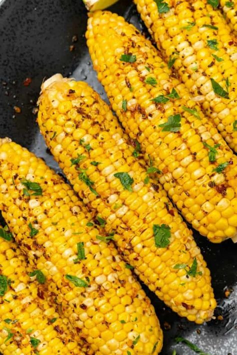 This quick and easy recipe for Cajun corn on the cob transforms freshly boiled corn into a creamy, buttery, salty, and spicy masterpiece. Cajun Corn On The Cob, Cajun Corn, Seasoned Corn, Boiled Corn, Infused Butter, Buttered Corn, Spicy Seasoning, Corn On The Cob, Family Cooking