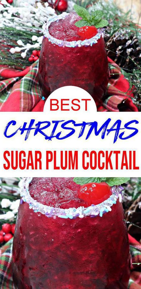 Check out this sugar plum cocktail. This is the perfect Christmas cocktail to make this Holiday. With a few ingredients you can mix up this alcohol drink. Vodka & fruit punch make for the best Christmas alcoholic drink recipe. Make for Christmas parties, happy hour or for friends. Homemade sugar plum Christmas cocktail will be your new favorite. Holiday punch recipe w/ vodka. Yummy Christmas cocktails w/ vodka. For more #alcohol drinks see KimspiredDIY #vodka #christmas Christmas Party Drinks Alcohol, Christmas Vodka Drinks, Christmas Cocktails Vodka, Sugar Plum Christmas, Christmas Vodka, Holiday Drinks Alcohol Christmas, Plum Christmas, Christmas Cocktails Easy, Holiday Party Drinks