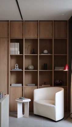 Shelf Design, Book Shelf, Office Interior Design, Residential Interior, Home Office Design, Interior Furniture, Built Ins, 인테리어 디자인, Interior Details