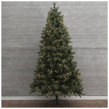 Sing Christmas carols around a beautiful, realistic tree for years to come! Sierra Cashmere Pine Pre-Lit Christmas Tree will make a gorgeous addition to your annual holiday tradition. This faux tree is full-sized and tall, so you'll have no shortage of branches to trim with your favorite ornaments. The tree's pine needles are lighter in color and frayed near the ends for a realistic look. With QuickSet™ technology, this pre-lit tree is assembled into multiple pieces that fit together for instant 5 Foot Christmas Tree, Prelit Tree, Pre Lit Christmas Tree, Fake Trees, Holiday Arrangement, Faux Tree, Artificial Tree, White Led Lights, Frame Crafts