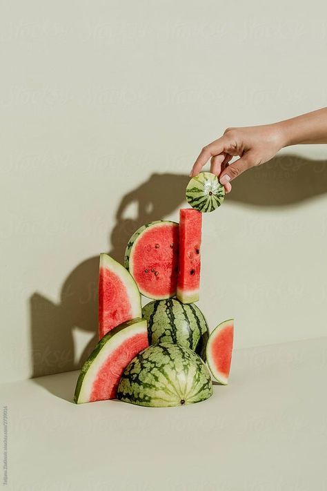 Watermelon Sculpture, Candle Photography Ideas, Watermelon Art, Restaurant Photography, Candles Photography, Dessert Candles, Iphone Wallpaper Sky, Fruit Photography, Belgrade Serbia