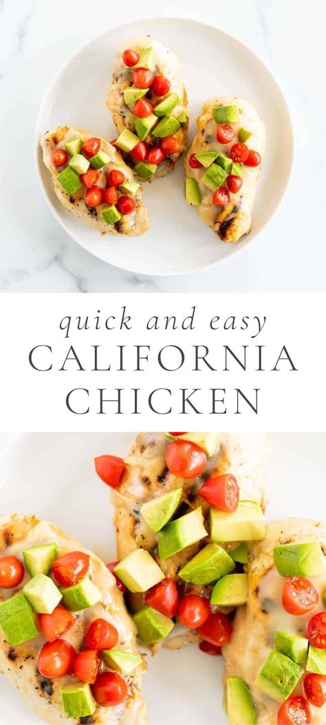 California Chicken, Make Ahead Brunch, Family Desserts, Easy Summer Meals, Best Dinner Recipes, Low Calorie Recipes, Baked Chicken, Easy Dinner, Summer Recipes