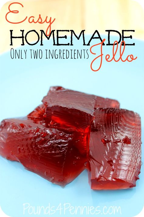 Easy Homemade Jello Homemade Jello Recipes, Gelatin Recipes Desserts, Finger Jello Recipe, Ginger Snacks, Diy Jello, Finger Jello, Quick Snacks For Kids, Homemade Jello, Jello With Fruit