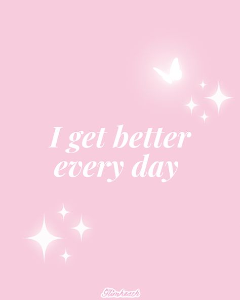 Cheerleading Affirmations, Classy Affirmations, Pink Positive Affirmations, Pink Affirmation Quotes, Winter Affirmations, It Girl Affirmations, Princess Affirmations, Feminine Quotes, Positive Quotes Wallpaper