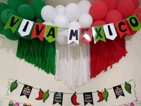 Mexican Theme Party Decorations, Mexico Party, Mexican Independence Day, Mexican Party Decorations, Jellyfish Craft, Fiesta Birthday Party, Mexican Party Theme, Fiesta Birthday, Diy Banner