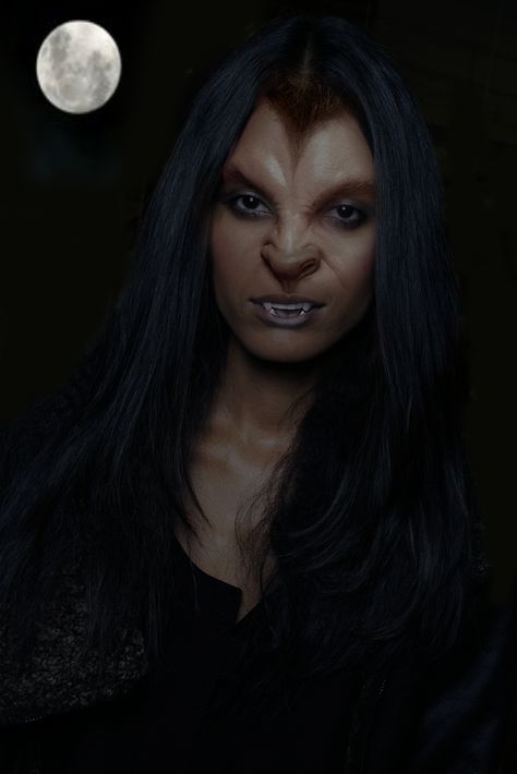 Werewolf Prosthetic Makeup, Werewolf Sfx Makeup, Werewolf The Forsaken, Werewolf Makeup Female, Female Lycan, Werewolf Woman, Wolf Female, Female Werewolf, Werewolf Makeup