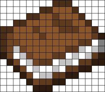 Kandi Patterns for Kandi Cuffs - Simple Pony Bead Patterns Minecraft Kandi Pattern, Minecraft Painting Grid, Minecraft Pixel Art Easy, Minecraft Items Pixel Art, Pixel Art Ideas Simple, Pixelart Minecraft, Pixel Art Simple, Minecraft Grid, Simple Pixel Art