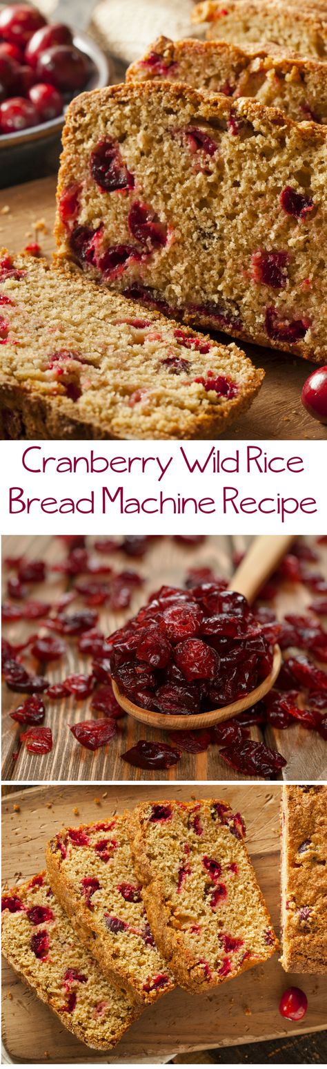 This attractive Cranberry Wild Rice Loaf Bread Machine Recipe is sure to bring compliments. Cranberry Bread Machine Recipes, Wild Rice Cranberry Bread Machine Recipe, Cranberry Wild Rice Bread Machine, Wild Rice Cranberry Bread Recipe, Cranberry Walnut Bread Machine Recipe, Bread Machine Cranberry Walnut Bread, Cranberry Wild Rice Bread, Wild Rice Bread, Rice Loaf