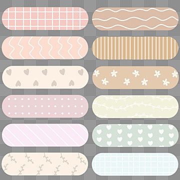 Pastel Pink Washi Tape Printable, Sticker Notebook Aesthetic, Sticker Tape Aesthetic, Aesthetic Sticky Notes Printable, Journal Tape Sticker, Cute Journaling Stickers, Sticker Note Aesthetic, Aesthetic Washi Tape Printable, Cute Stickers Printable Journal Cards