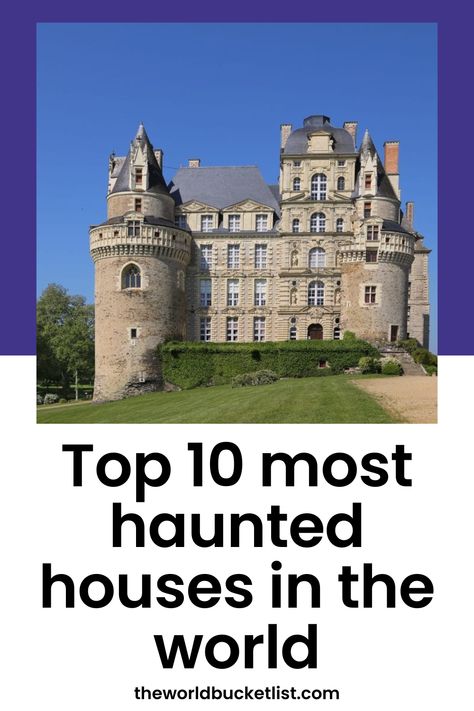 These are the ten most haunted houses in the world.👻 Famous Haunted Houses, Haunted Castles, Real Haunted Houses, Horror Tale, Creepy Houses, Castles In Ireland, Haunted Castle, Most Haunted Places, Victorian Mansions