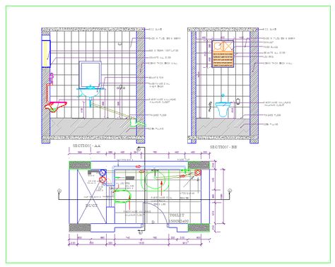 toilet detail for architecture students 3rd year.. submission drawing it contains plan, Elevation sections of toilet plumbing details are also added toilet detail for architecture students 3rd year.. submission drawing it contains plan, Elevation sections of toilet plumbing details are also added toilet detail for architecture students 3rd year.. submission drawing it contains plan, Elevation sections of toilet plumbing details are also added Toilet Section Detail Drawing, Plumbing Drawing Plan Bathroom, Plumbing Drawing Plan, Plumbing Layout Plan, Toilet Drawing, Toilet Plan, Toilet Plumbing, Toilet Design Modern, Outside Toilet