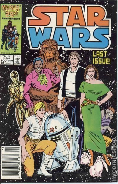 Star Wars (1977 Marvel) 107 Starwars Comic, Star Wars Legends, Star Wars Comic Books, Alec Guinness, Lando Calrissian, Star Wars 1977, Star Wars Comics, Original Trilogy, Bd Comics