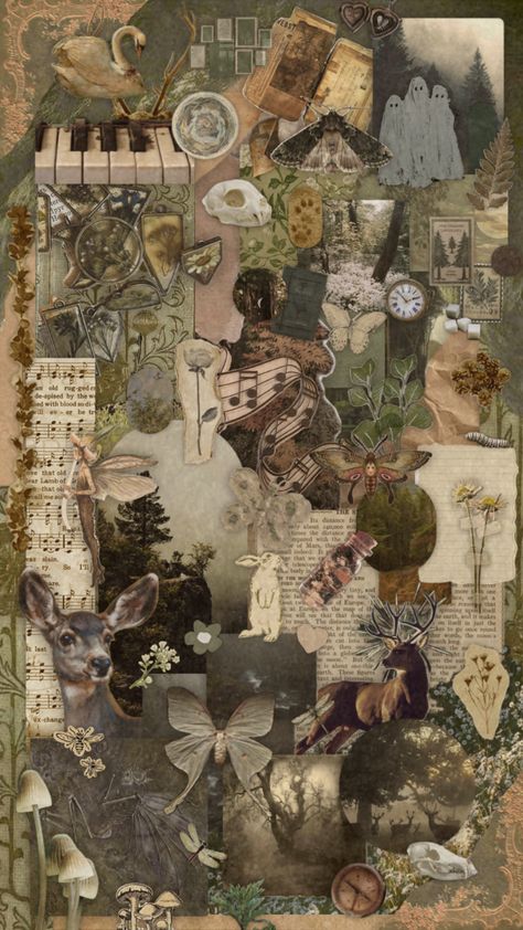 preservation / decomposition shuffle #forest #nature #deer #green #mushroom #moth #shufflefyp Grey Romantic, Green Mushroom, Scrapbook Printing, Pride Flag, Gremlins, Dnd Characters, Pride Flags, Wall Collage, Deer