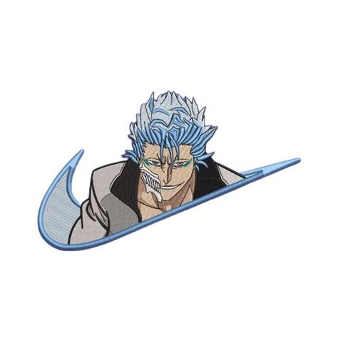 Grimmjow Jaegerjaquez, Nike Art, Anime Shirts, Anime Animation, Nike Design, Ichigo Kurosaki, Anime Tshirt, Ghost Of Tsushima, Couture Mode