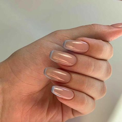 Shared by 𝓞𝓱,𝓶�𝔂 𝓫𝓮𝓵𝓵𝓪 𝓿𝓲𝓽𝓪!. Find images and videos about fashion, beautiful and style on We Heart It - the app to get lost in what you love. Cuffing Nail Design, Cuffing Nail, Nails August, Blue Acrylic Nails, Minimal Nails, Simple Acrylic Nails, Almond Acrylic Nails, Short Acrylic Nails Designs, Minimalist Nails