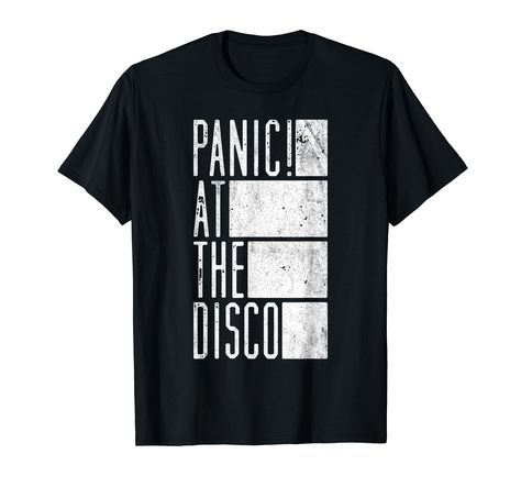 PRICES MAY VARY. Official Panic! At The Disco Merchandise! Lightweight, Classic fit, Double-needle sleeve and bottom hem Disco Shirt, White Bar, Panic At The Disco, Panic! At The Disco, White Tshirt, Branded T Shirts, Top Styles, Fashion Branding, Mens Graphic Tshirt