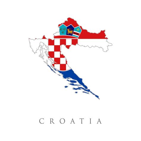 Montenegro Flag, Country Flags Icons, Croatia Map, Croatian Flag, Croatia Flag, Spain Flag, Flag Country, Flag Icon, Country Maps