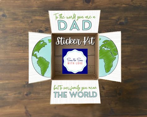 Father's Day Care Package Deployment Care Package Decorations, Fathers Day Deployment Care Packages, Military Care Package Ideas Fathers Day, Father’s Day Military Care Package, Father’s Day Care Package, Care Package Decorating, Deployment Care Package Ideas, Deployment Packages, Diy Care Package