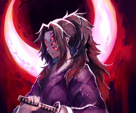 Kokushibo (Demon Slayer) HD Wallpaper Kokushibo Wallpaper Hd 4k, Kokushibo Live Wallpaper, Kokushibo Wallpaper, Art Demon Slayer, Book Background, Wallpaper Mobile, Easter Wallpaper, Wall Art Crafts, Live Wallpaper Iphone