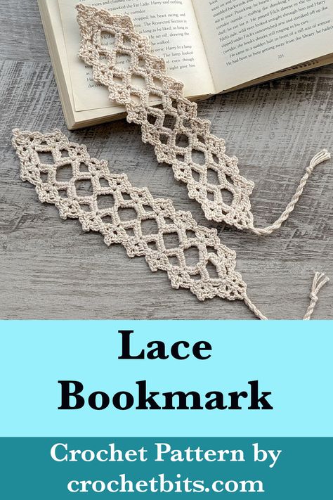 Crochet Lace Bookmark Pattern Crochet Bookmarks Free Patterns Lace, Lace Weight Yarn Patterns, Crochet Lace Bookmark Pattern Free, Fine Crochet Patterns, Delicate Crochet Patterns, Lace Weight Crochet Patterns, Super Fine Yarn Crochet Pattern, Crochet Bookmark Free Pattern, Book Mark Crochet