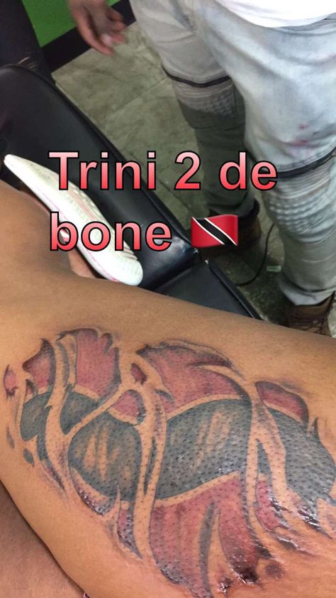 Trinidad tattoo Trinidad Tattoo Ideas, Trinidad Tattoo, Canadian Flag Tattoo, Trinidad And Tobago Flag, Meaningful Tattoo Quotes, Jamaican Flag, Flag Tattoo, Meaningful Tattoo, Canadian Flag