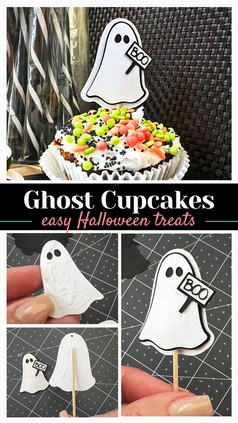 Ghost Tote Bag, Ghost Cupcakes, Ghost Gifts, Halloween Treats Easy, Halloween Front Porch, Do Cute, Doodle Coloring, Craft Projects For Kids, Luau Party