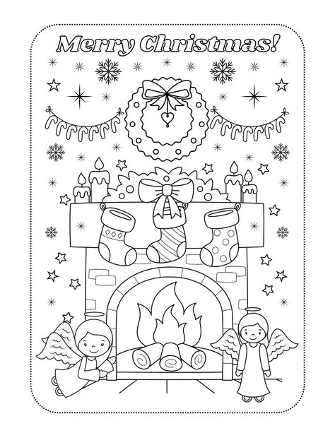 Free PDF Christmas coloring pages including Christmas trees, Santa and Nativity Colouring Worksheet, Christmas Worksheet, Coloring Worksheets For Kindergarten, Christmas For Kids, Merry Christmas Coloring Pages, Christmas Sheets, Chibi Coloring Pages, Personalized Coloring Book, Redwork Patterns