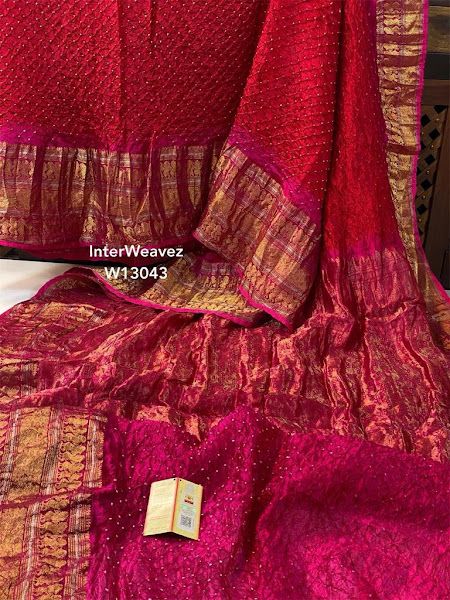 Dupion Silk Saree, Saree Floral, Bridal Silk Saree, Dupion Silk, Contrast Blouse, Blouse Price, Wedding Outfits, Wedding Outfit, Silk Saree