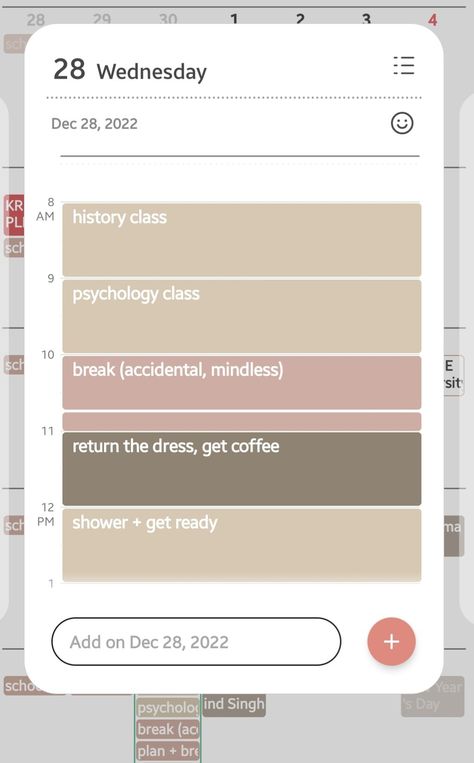 Apple Calander Organization, Pretty Google Calendar, How To Make Google Calendar Aesthetic, Ical Calendar Aesthetic, Time Blocking Aesthetic, Notion Time Blocking, Time Blocking Google Calendar, Aesthetic Google Calender, Google Keep Aesthetic